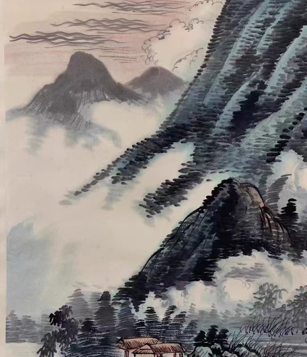 启功山水画 3
