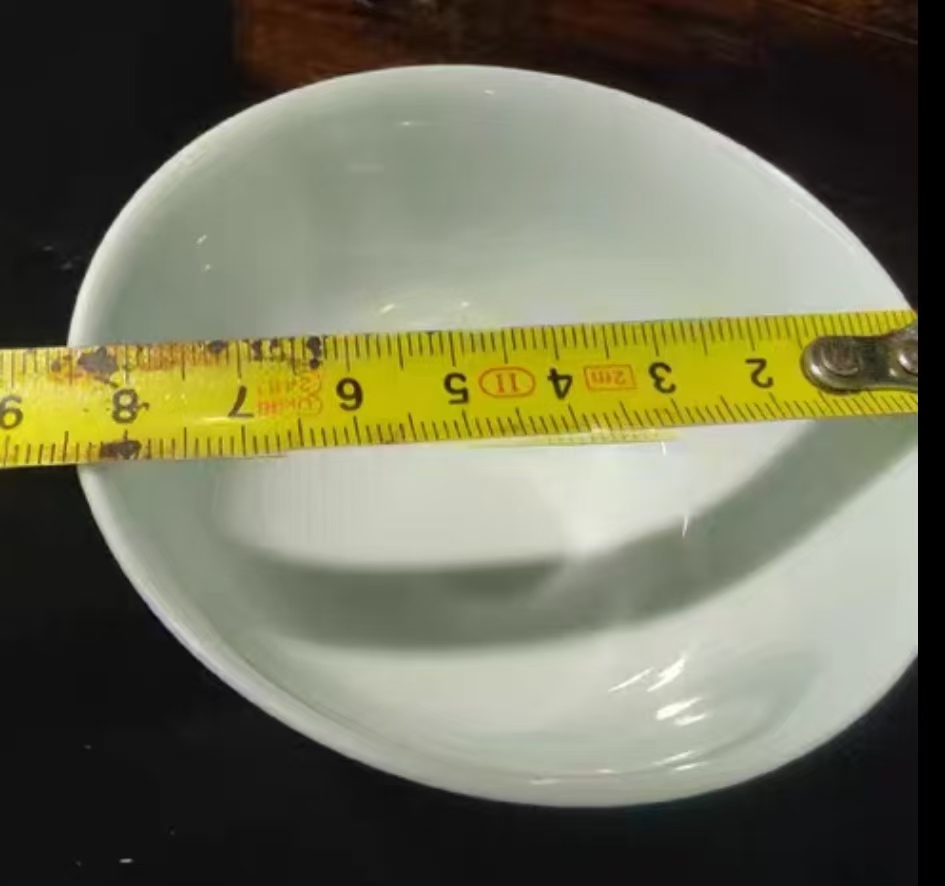 清雍正款松石绿釉碗 4